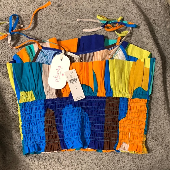 ✨Anthropologie Tie-Strap Top Sz S - Picture 3 of 6